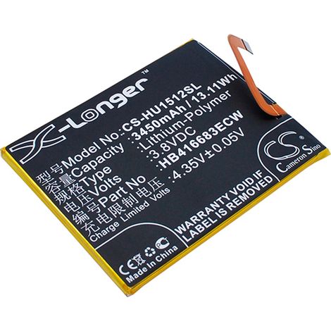 NX - Batterie téléphone, smartphone, GSM pour Huawei 3.8V 3450mAh - HB416683ECW (1/4)