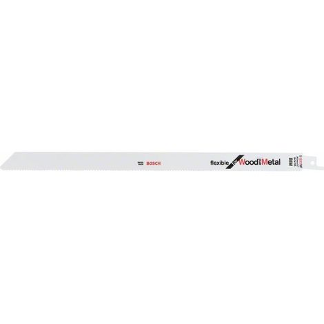 Bosch Accessories 2608656022 Lama per sega universale S 1222 VF - Flexible for Wood and Metal Lunghezza lama della sega