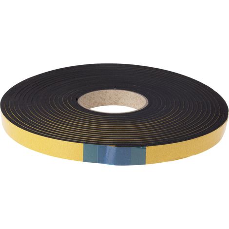Rs Pro – Ruban mousse EPDM noir 20mm x 5mm – Résistant aux intempéries – Isolation thermique efficace – Longueur 10m (1/4)