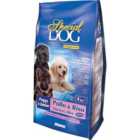 'CROCCHETTE PER CANI JUNIOR ''SPECIAL DOG'' pollo e riso - kg 1,5' pollo e riso - kg 1,5