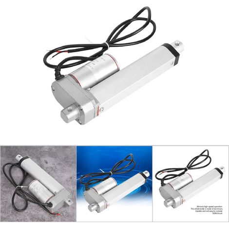 Moteur électrique linéaire JS TGZ U1 12VDC, 300N, vitesse 30mm/s, IP45, actionneur multifonction 50mm (1/5)