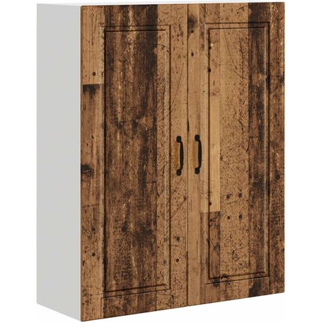 Maison Exclusive - Armadietto a muro PORTO Legno vecchio 80 x 31 x 100 cm (1/5)
