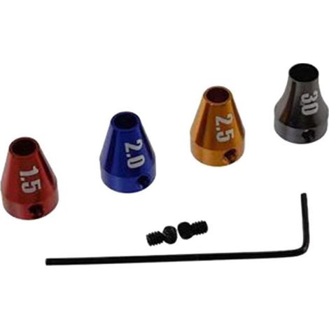 Accesorios de mejora para modelos de coches RC, juego de llaves hexagonales metálicas, herramienta destornillador 1.5/2.0/2.5/3.0