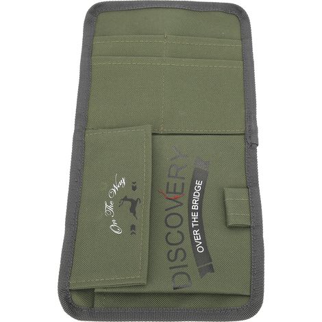 Porte-cartes de rangement pare-soleil, organiseur multifonction siège auto, poche accessoire SUV 4x4, pochette utilitaire véhicule tout-terrain (1/5)