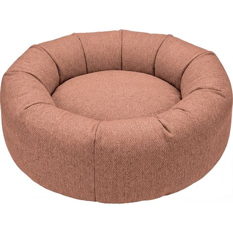 MOKA - Panier chien/chat tissu chiné - XL - Terracotta