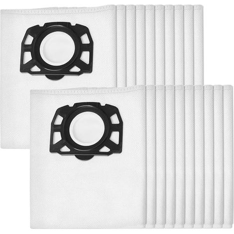 20 sacs à poussière de rechange compatibles avec Karcher WD3, WD2 Plus, KWD1, KWD2, KWD3, MV3, SE4001, SE4002 et KFI 357 (1/5)