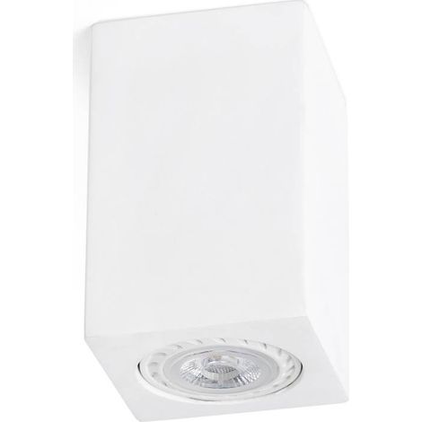 Sven Lampada Plafoniera Quadrata Bianca Marca Faro (1/4)