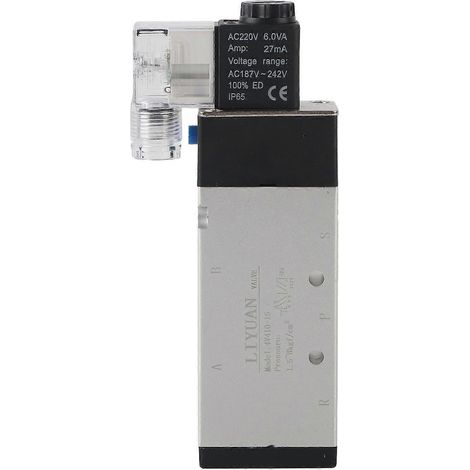 4V410-15 Auslasstyp 2-Positionen 5-Wege-Magnetventil Mechanische Ausrüstungsteile für AirTAC (AC220V)