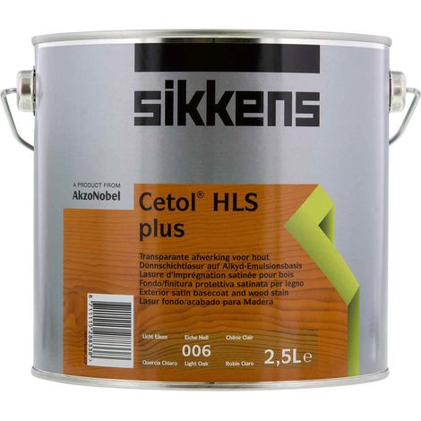 Sikkens – Lasure extérieure pour bois dur – Chêne clair 2,5L – Résistance UV – Imprégnation multicouche sans écaillage
