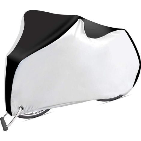 Housse De Velo - Polyester 190T Impermeable Anti-poussiere Uv - Pour Vtt Et Velos De Route - 200 X 110 X 70 Cm (1/4)