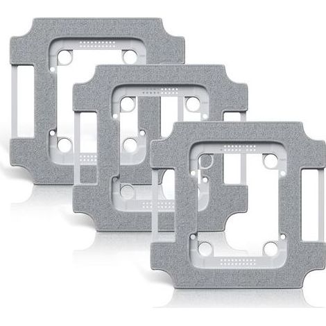 Chuancheng Lot de 3 lingettes de nettoyage W3 Omni avec support pour robot de nettoyage de fenêtre ECOVACS WINBOT W3 Omni - Pièces de rechange lavables (1/5)