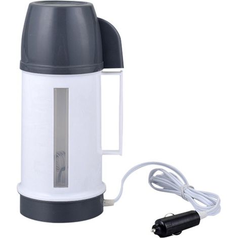 Elektrischer Wasserkocher fürs Auto 12 V 24 V mit Sichtfenster Füllstandsanzeige und lebensmittelechten Materialien Reise-Wasserkocher für Auto (1/5)