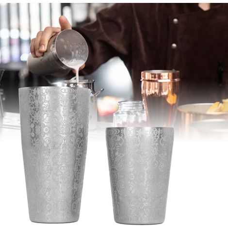 Gravierter Boston-Cocktailshaker aus Edelstahl 304 (1/5)