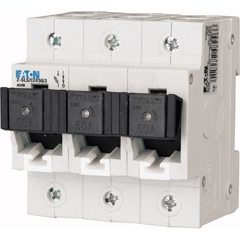 Socle d'interrupteur-sectionneur avec fiche et fusible Z-SLS/CEK50/3 TYTAN (1/4)