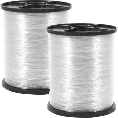 Toyvian Lot de 2 rouleaux fil suspension transparent invisible pour (1/5)