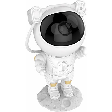 Astronaute Blanc 1pc Galaxy Projecteur Aurora Veilleuse, Astronaute Aurora Projecteur avec Nébuleuse, Minuterie et Télécommande (1/4)