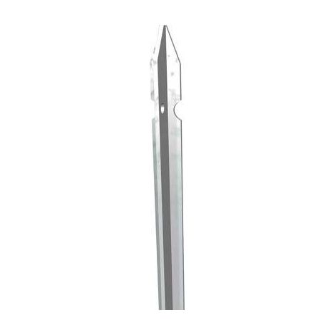Paletto A T Zincato Per Recinzione H Cm 225 - Mm 35X35X3,5 - Cf. 10 Pz