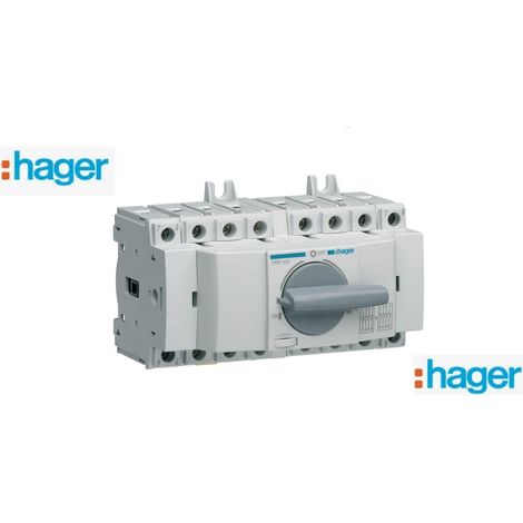 Commutat modulaire 4P 40A - APPAREILLAGE DE TETE HAGER HIM404 (1/5)
