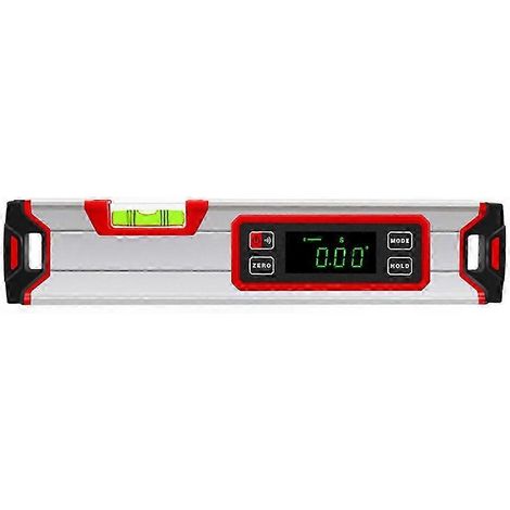 Tragbare elektronische 360°-Wasserwaage, digitaler Neigungsmesser für vertikale und horizontale Messungen bei Maurer- und Zimmererarbeiten, in 2 Größen erhältlich. (1/5)