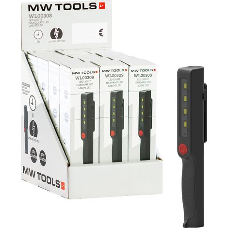 Présentoir avec 10 lampes de poche LED WL0030S MW Tools WL0030SDIS (1/5)
