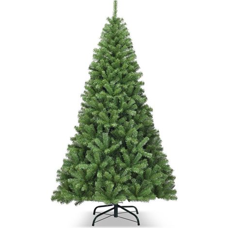Sapin de Noël artificiel en PVC Premium à branches articulées - 6 pieds (1/5)