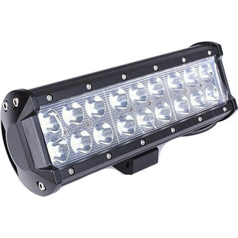 Faretto  54W  18 LED Rettangolare 12v per AUTO JEEP BARCA 6000K IP68