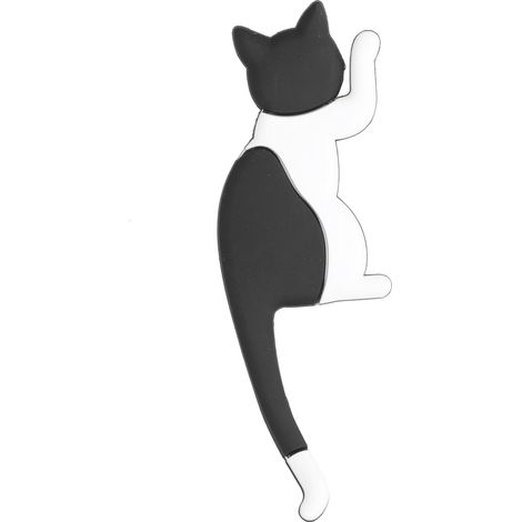 Refrigerator Magnet Cute Cat Shape Fridge Magnet Hook Refrigerator Decoration for Home KitchenA01