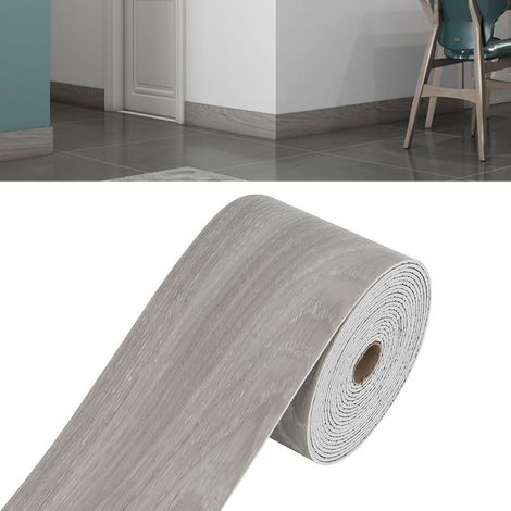 Plinthe flexible autocollante 5M - Profilés de transition - Pour sols, plinthes et moulures - Effet marbre et bois (1/5)