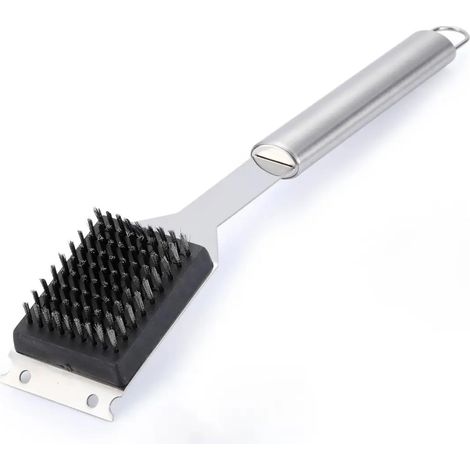 Barbecue brosse 16,5 pouces fil d'acier nettoyant rasoir (1/5)