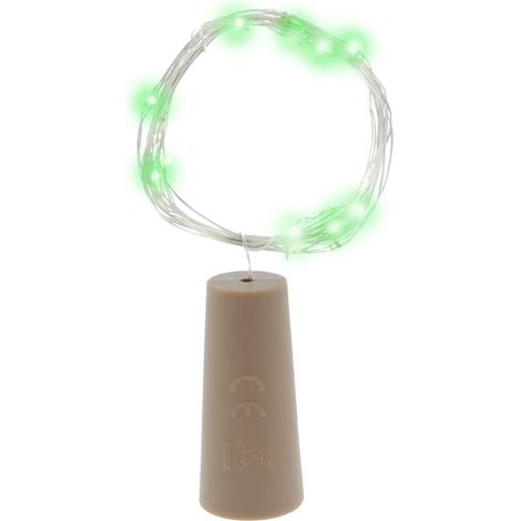 Tapón decorativo con tira LED Verde (1W) (1/5)