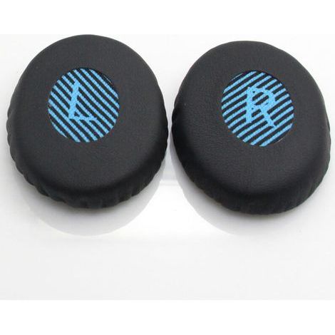 pair Lot de 2 coussinets d'oreille de rechange en similicuir pour casque
