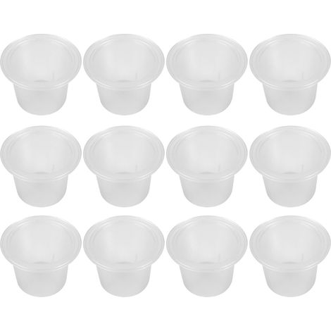 Kit de capsules de café jetables Nespresso avec filtre à café en poudre et accessoires de cuisine (30 capsules transparentes + 30 cuillères en papier aluminium et goupillon) (1/5)