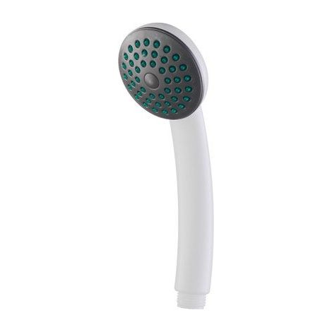 Pommeau de douche simple, blanc (1/2)
