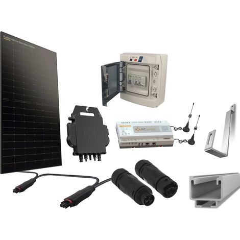 Kit 2 panneaux photovoltaïque pour tuile plate micro onduleur 1000Wc