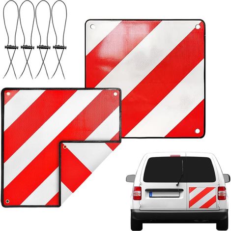 Panneau D'avertissement 2 1, 50x50cm Panneau Avertissement Danger Italie Espagne 4 Cordes Tension, Panneau Signalisation Porte Velo (1/5)