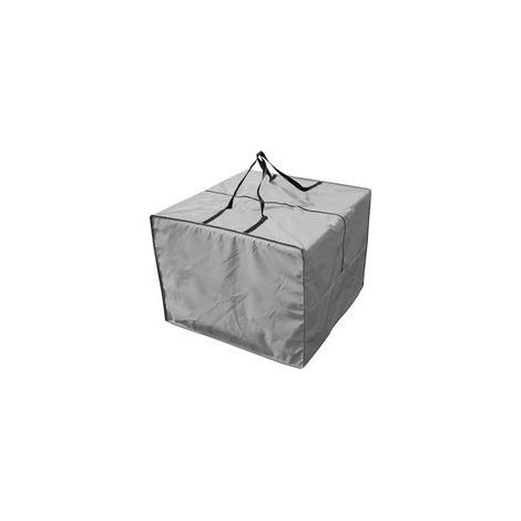 (Gris) Grand sac de rangement carré épais pour meubles, 81 x 81 x 61 cm, housse imperméable pour meubles d'extérieur, convient pour sapins de Noël, couvertures, tapis, tentes (1/5)