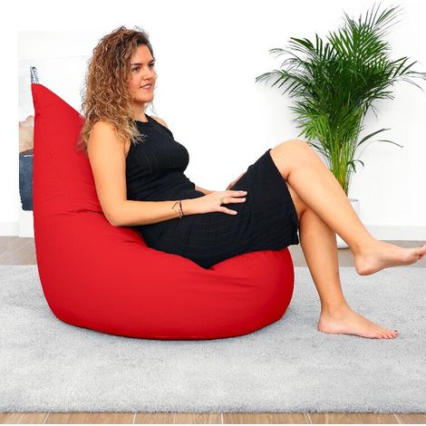 Puff Butaca Polipiel Rojo Happers XL