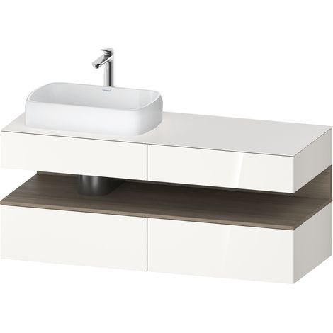 Duravit Collection One Meuble sous-vasque sur console, 2 tiroirs,