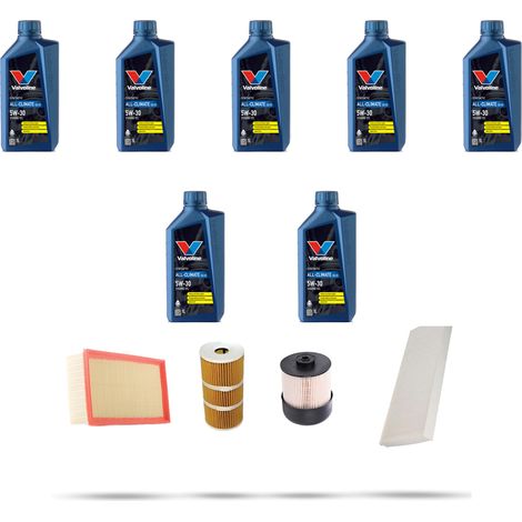 Kit tagliando 4 FILTRI e 7L OLIO compatibile con Mercedes Classe X (W470) 220 d 120kw Dal 2017 (1/5)