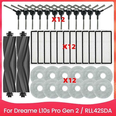 Kit de 38 filtres à brosse pour pièces de rechange Dreame L10s Pro ()