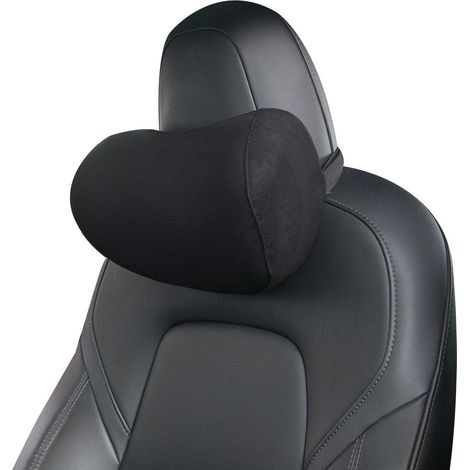 Ergonomisches Auto Nackenkissen aus Memory Foam für Kopfstütze, Schwarz (1/5)
