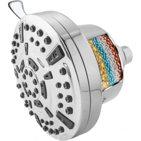 Pommeau de douche filtrant haute pression, 8 modes avec filtre anti-calcaire et anti-chlore