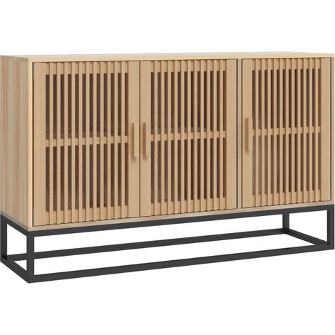 Credenza buffet cassettiera mobile contenitore organizer cucina soggiorno soggiorno 105 x 30 x 65 cm derivati del legno marrone 020029502