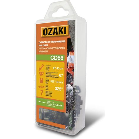 Chaîne De Tronçonneuse Ozaki Sous Coque Semi Carrée: 325'' 063 (1,6mm) 67 Entraîneurs ( E67 )