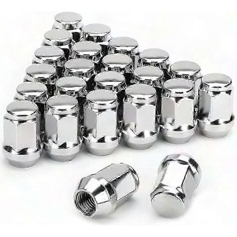 12x1,5 Radmuttern, geschlossener Kegel, 24 Stück, für Cruiser 2007-2022 und Sequoia 2001-2007, gewölbtes Ende, robuste Befestigung (1/5)