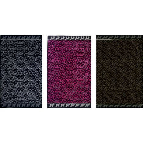 Telo Mare Jacquard Spugna Asciugamano Spiaggia Africa Ghepardo, misuraTelo MarecoloreBeige