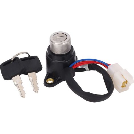 Zündschalter für Honda VT1100C C2 C3, Teilenummer 35100-MCK-A00, aus robustem Metall, inklusive 2 Schlüsseln