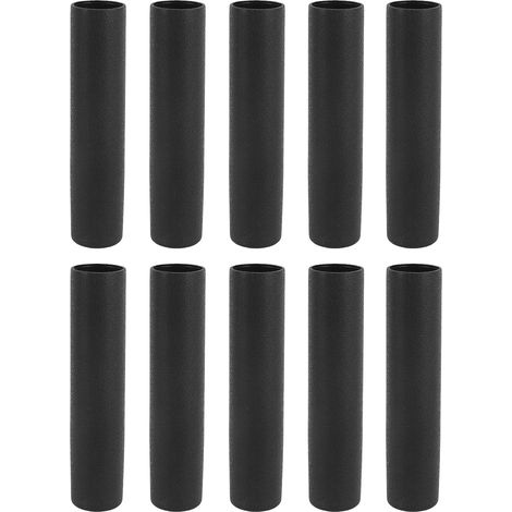 10 Pièces Poignées de Protection pour Équipement de Fitness, Manchons pour Barres et Tubes, Noir (1/5)