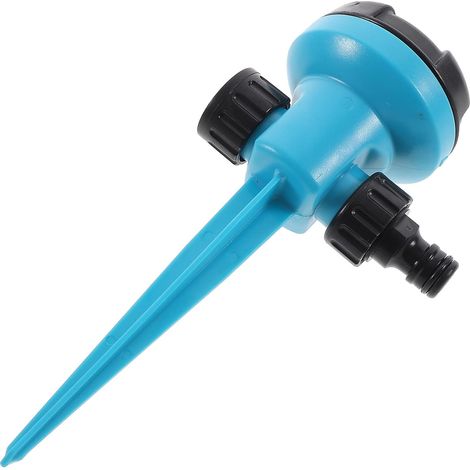 Ugello Spruzzatore Regolabile 360° Spina di Terra in Plastica Leggero per Irrigazione Giardino Prato Piante Irrigatore a Goccia Flusso Controllabile e Design Stabile per Uso