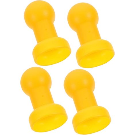 Ensemble de 4 embouts de trampoline, protections pour poteaux de trampoline, pièces en plastique pour trampoline, accessoires pour un montage facile